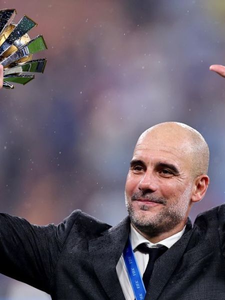 Pep Guardiola blir tidenes første trener når Manchester City vinner VM for klubblag.